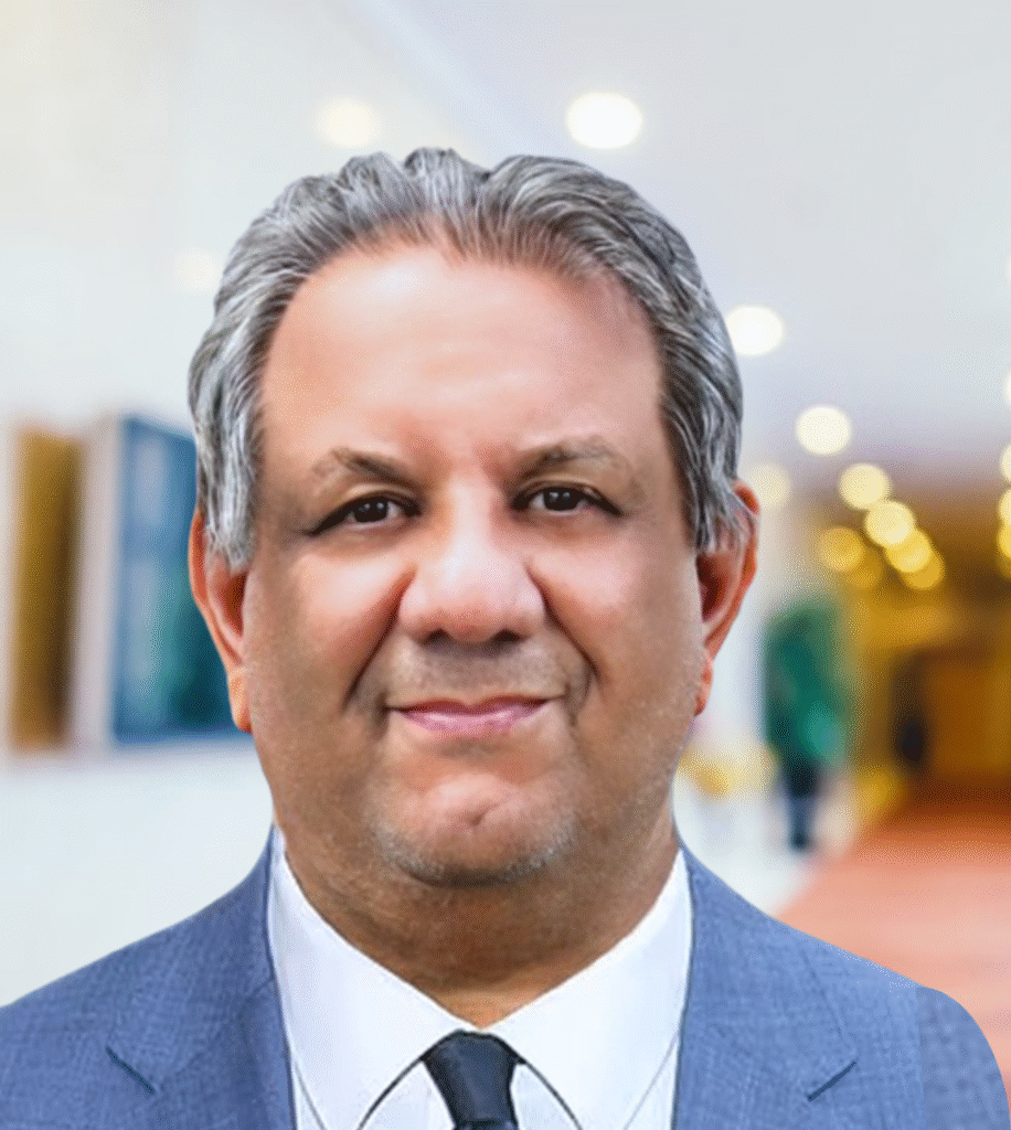 Portrait of Eng. Saad Muhialdin, Chief Learning & Development Officer and Co-Founder of SKRC, in a professional setting.